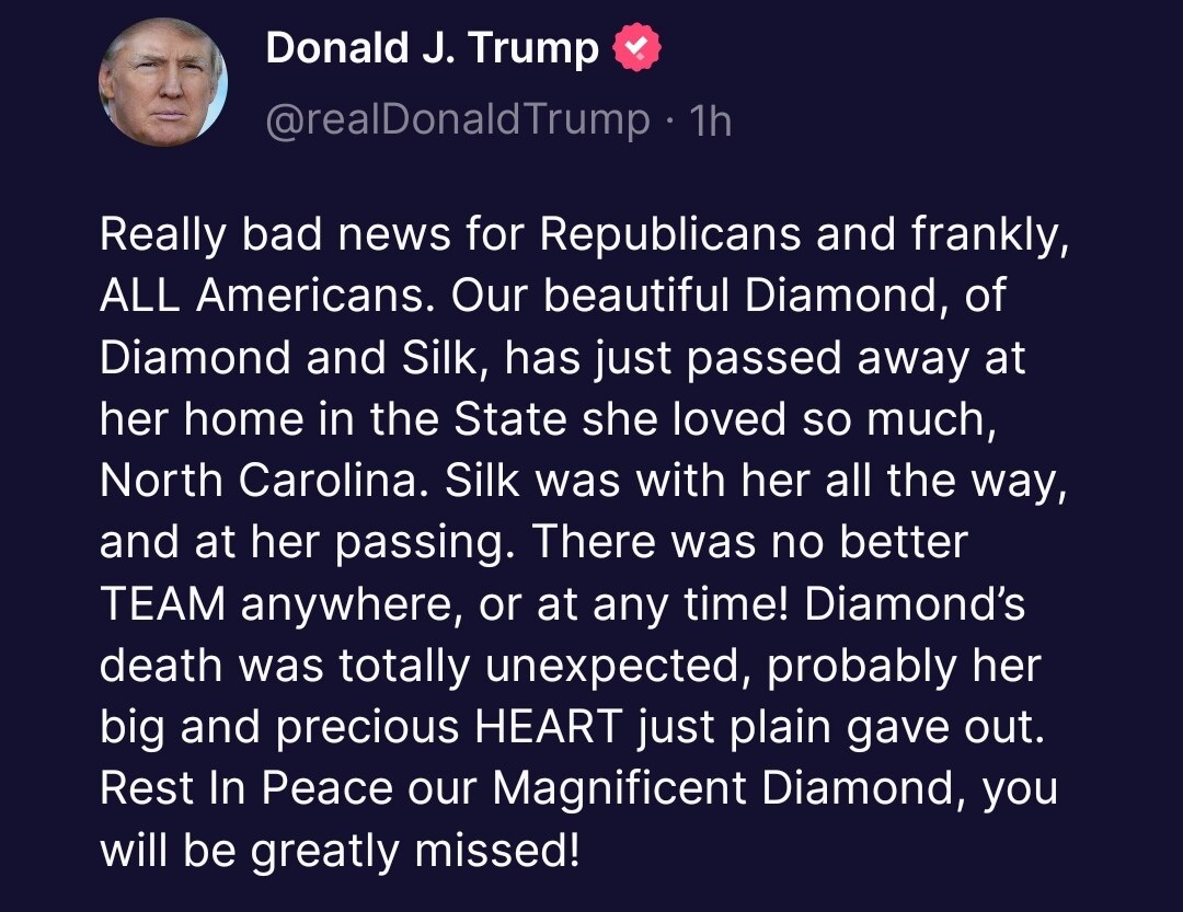 Very sorry to hear this. I didn’t know Diamond well but whenever I met her she was very kind and joy...