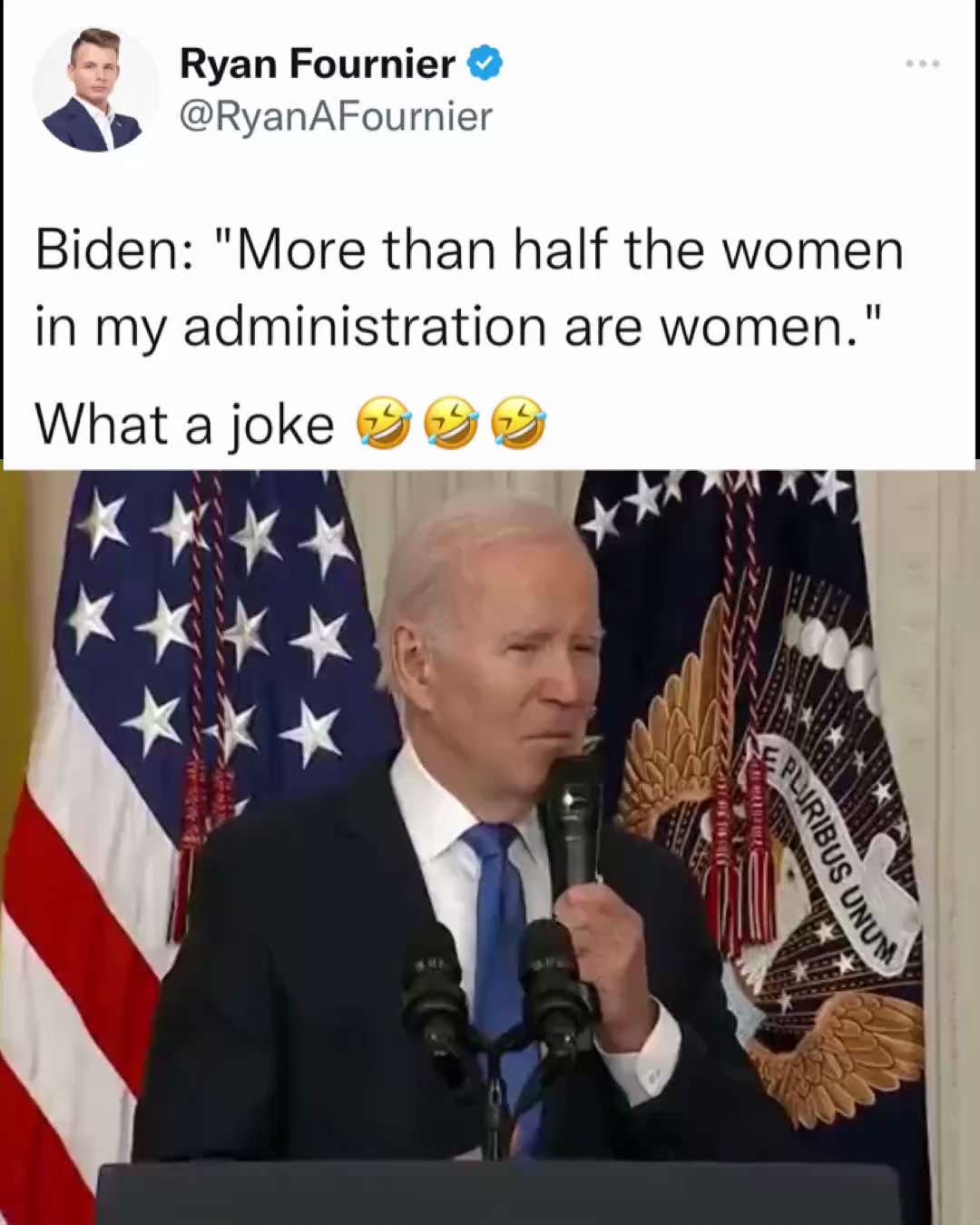 Man… the only campaign strategy we need for 2024 is ‘Let them Speak’ - this guy has GOT TO GO!