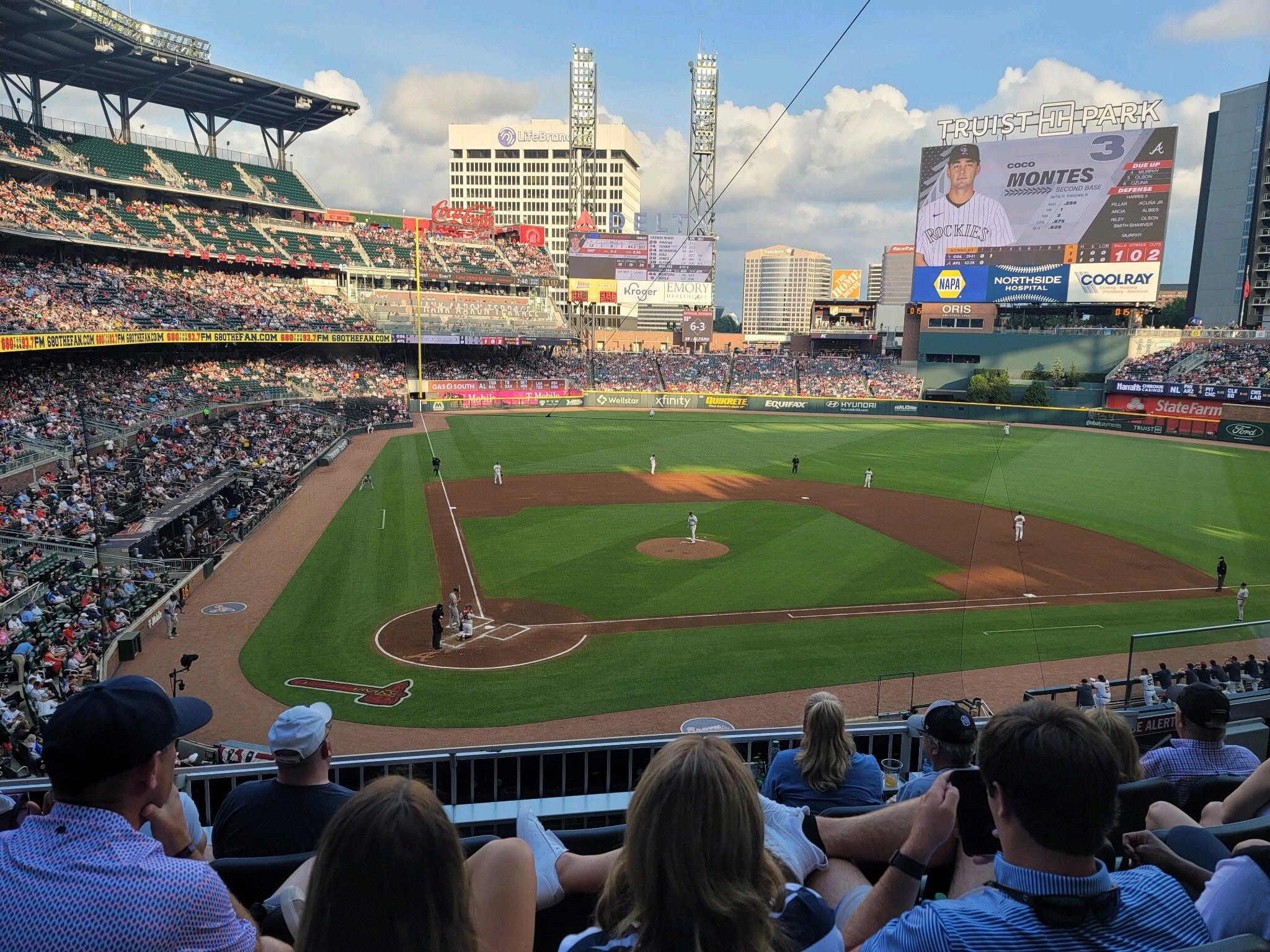 Braves game with family last night. Great time!