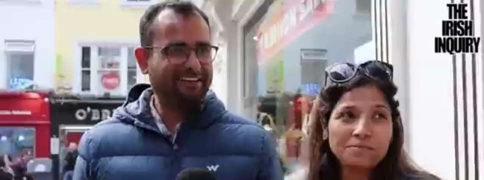 Watch the reaction of people when they learn 'Muhammad' is now the most popular boys name in Galway,...