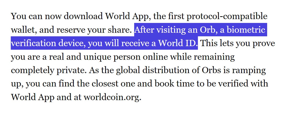JUST IN - OpenAI's Sam Altman announces his Worldcoin "financial and identity" network has launched....