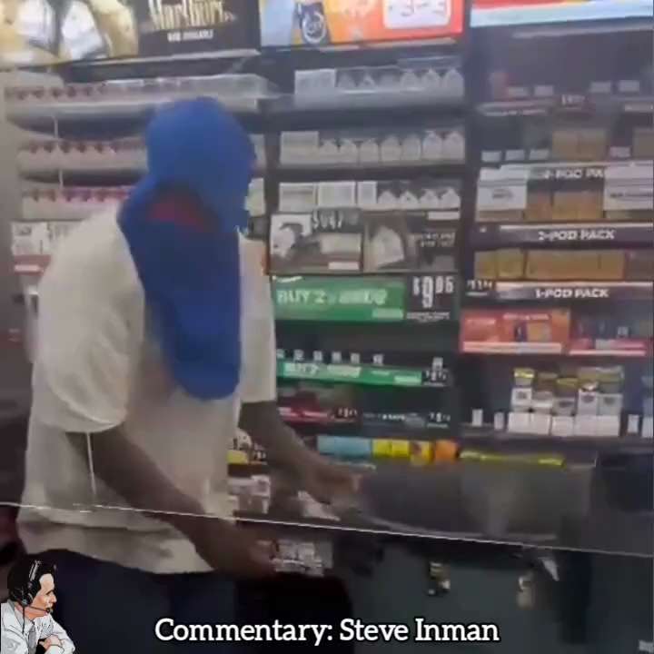 Storekeeper magically turns a Thief into a human pinata.