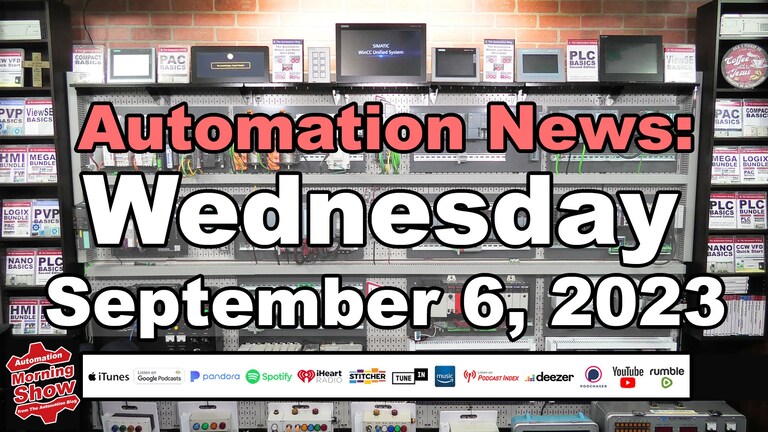 Today on the #100th episode of my new show I cover news about Rockwell announcing Clearpath Robotics acquisition, Beckhoff talking about Ethernet APL, NOA,