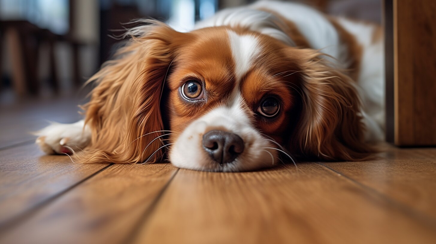 Puppy floor chill, mastering #chillmode like a boss!