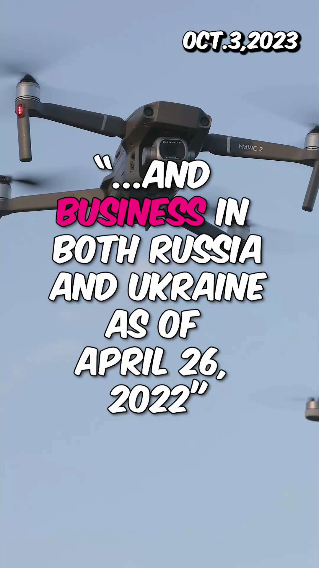尴尬了👀 大疆卖无人机卖给战争中俄罗斯！俄罗斯海关文件自己写出来了..？! #TakeDownTheCCP

Miles Guo first told the world that the CCP ...