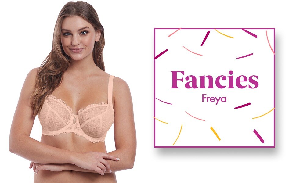Freya Women's Fancies Underwire Plunge Bra.

 Product Description :
Freya fancies are designed to mi...
