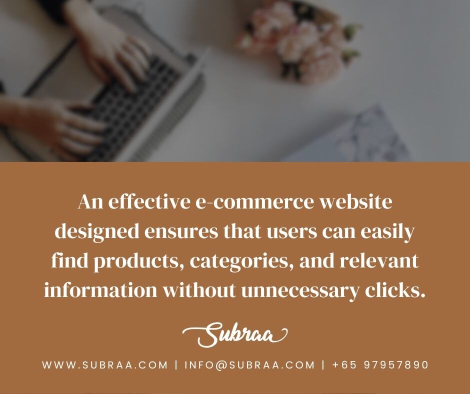 Must-Have Features for an E-commerce Website:- Subraa

A skilled web designer is the linchpin for bu...