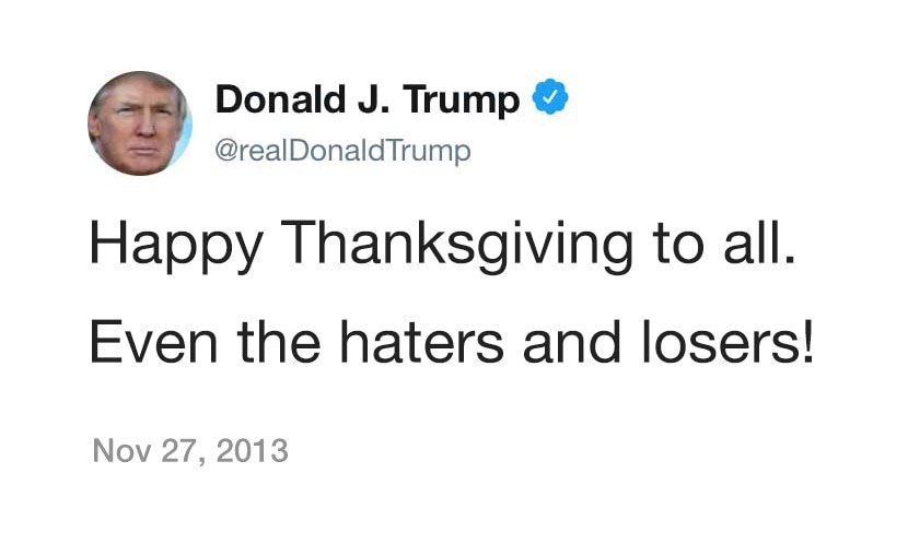 STILL THE BEST THANKSGIVING TWEET!!!😂😂😂