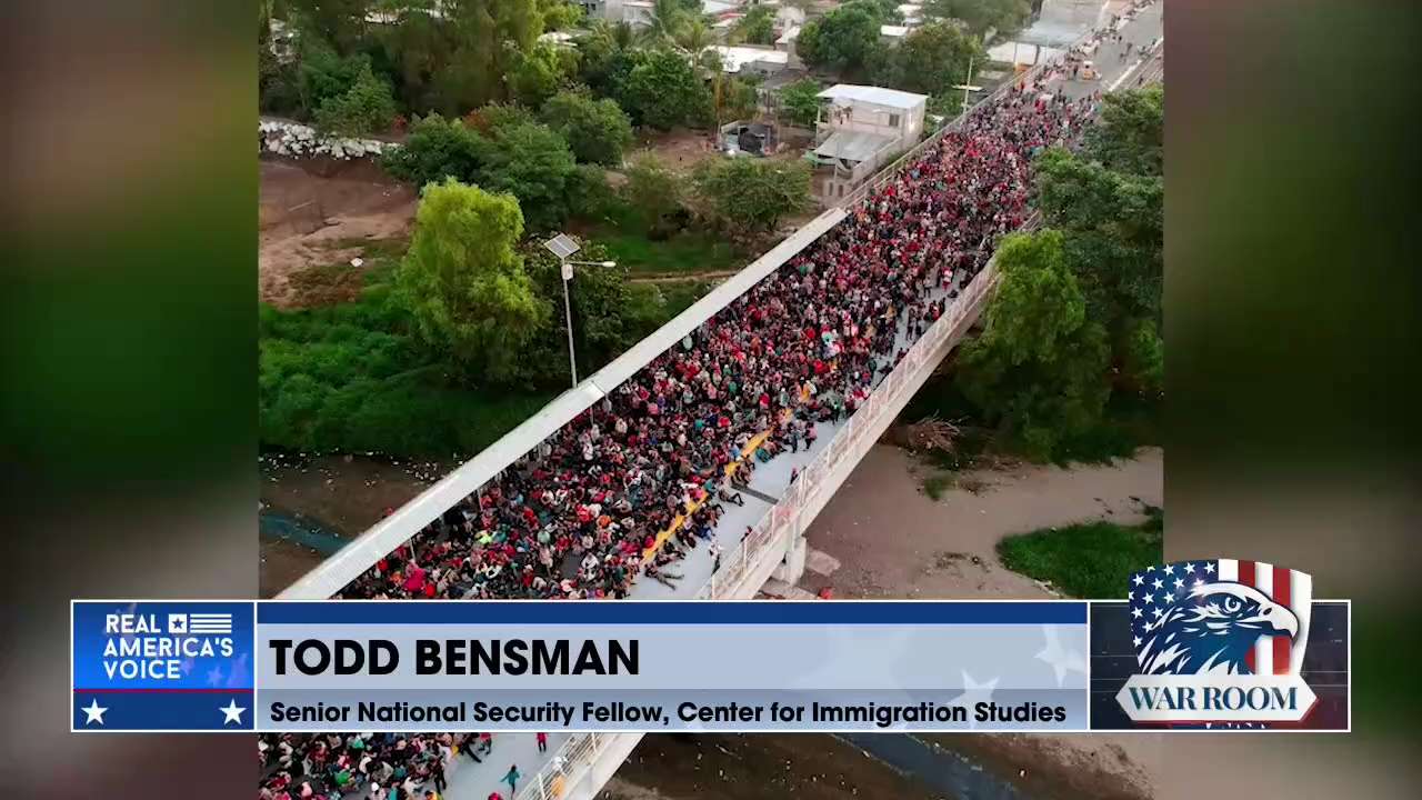 U.S. Sees Historic High In Illegal Migrant Border Crossings With 15,000 A Day @tbensman Reports 