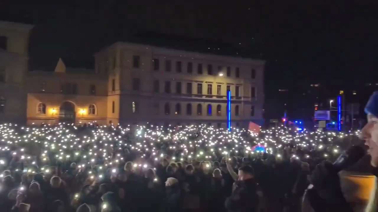 Breaking News: As reports emerge of German police beating farmers the crowds are growing and getting...