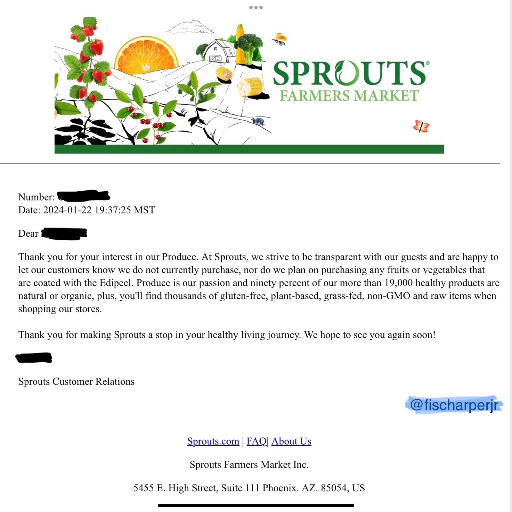 #Sprouts does not plan to carry produce with #Edipeel. 👍
Read my post on #Apeel here: https://fisch.substack.com/p/apeel-trustworthy-or-toxic
@WarRoom @iloveamericanews @DrNaomiRWolf 