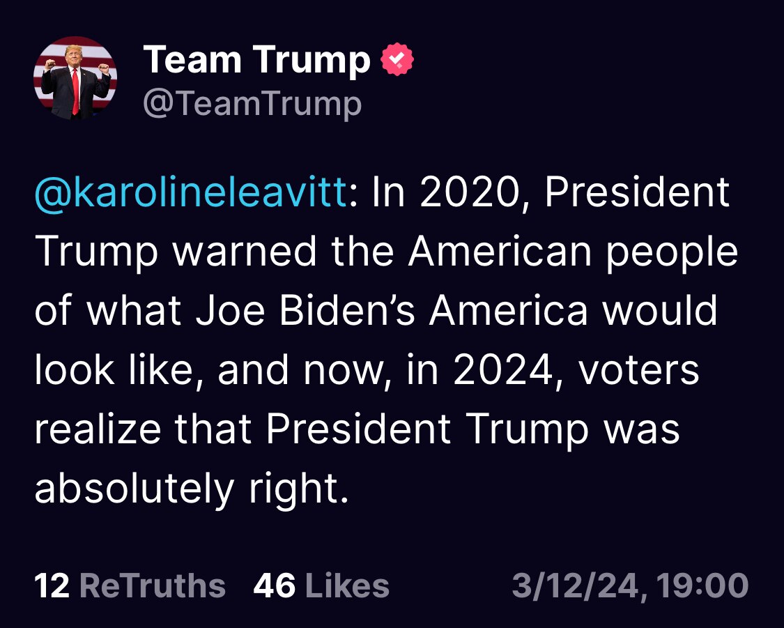 In 2020, President Trump warned the American people of what Joe Biden’s America would look like, and...