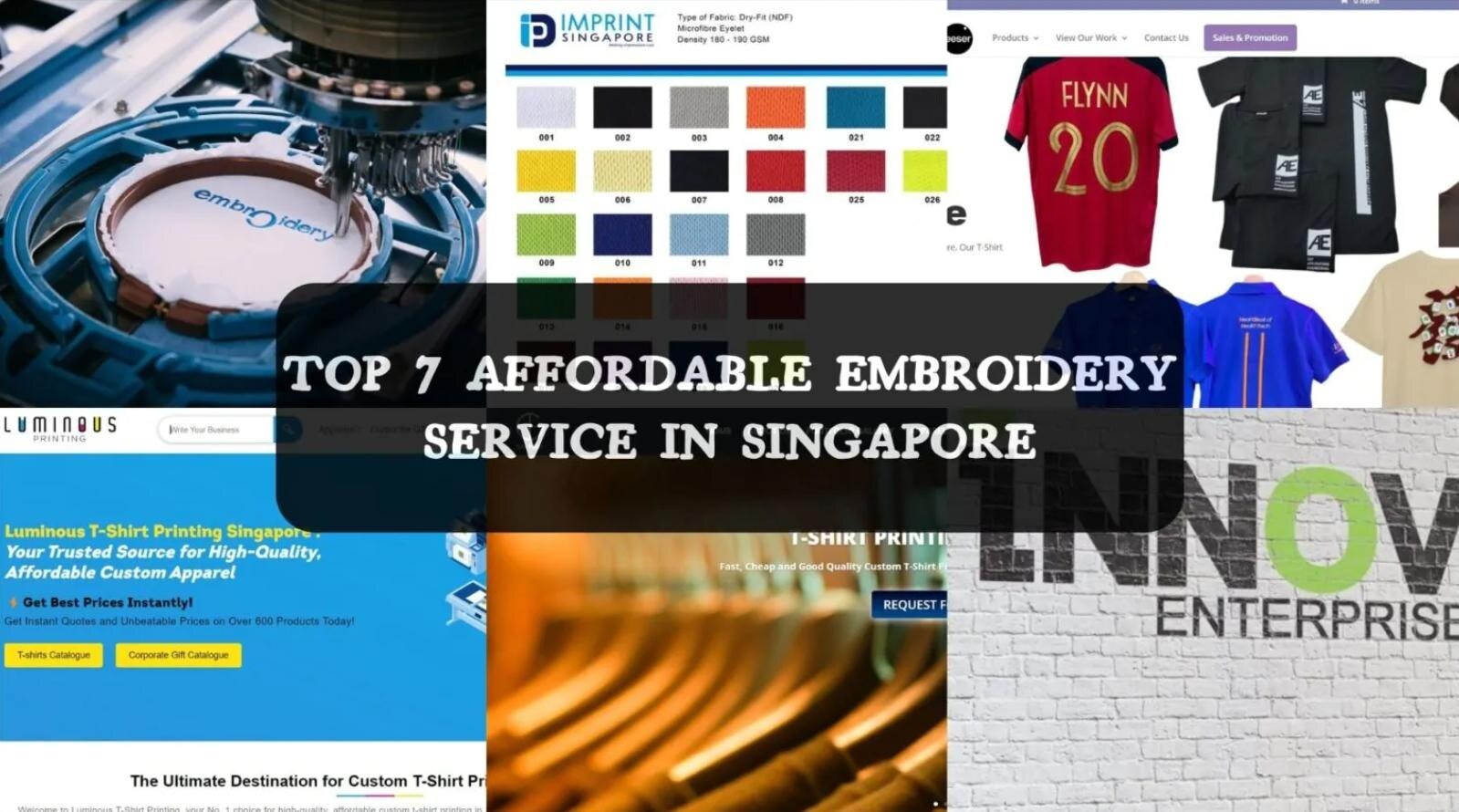 Affordable Embroidery: 7 Best Services in Singapore
As the demand for personalized and customized ap...