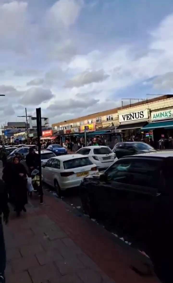Polish tourist films his disgust as he visits London, walking through Forest Gate.