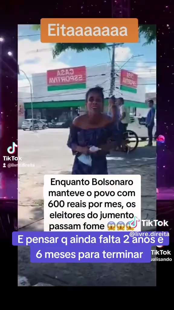 Os poucos que votaram realmente no lulaLADRÃO, como estão abandonados, com vários filhos para alimen...