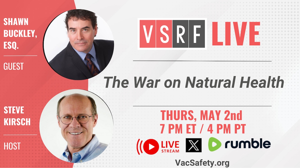 On this Thursday’s VSRF LIVE, Steve will sit down with Canadian constitutional attorney Shawn Buckle...