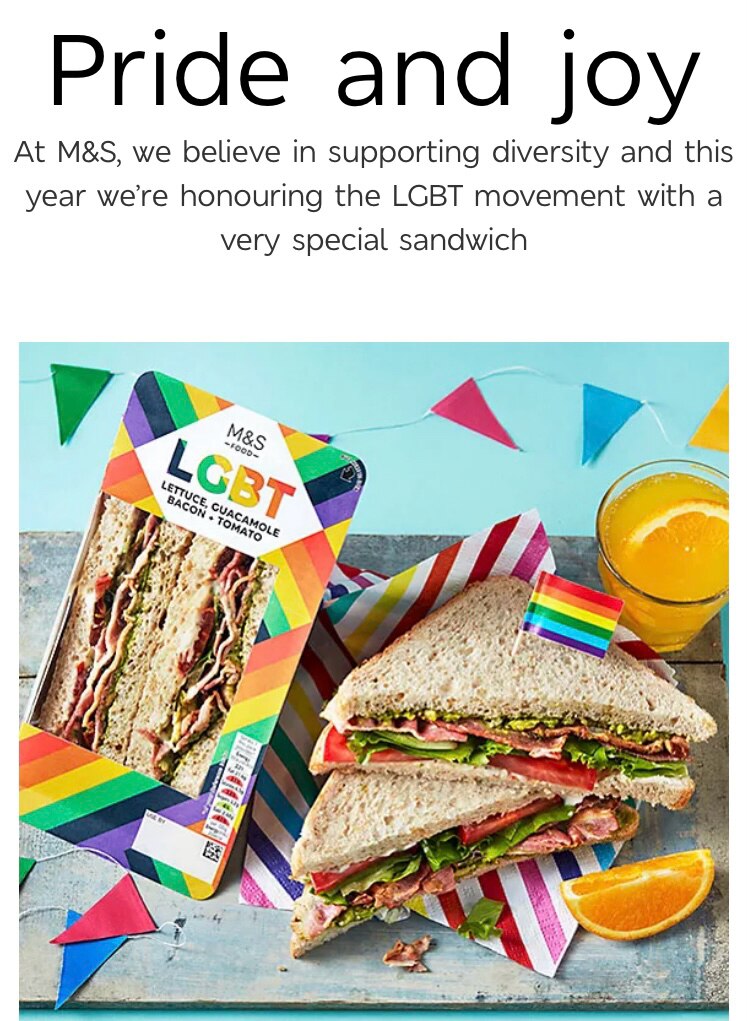 A missed opportunity?

Surely it should be a jumbo sausage in brown sauce.

 

