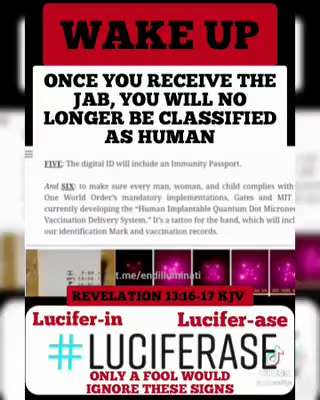 接种疫苗将不再属于人类
New species: "HOMOBORGENESIS" patented & owned.(👇视频)
I  it's USSC pat#12-398
HOMO-part human
BORG-part cyBORG 
GENESIS-Chimera hybrid w/3rd helix added. New genes spliced in from multiple animals
LUCIFERACE/LUCIFERIN/SM-102. bioluminescent glowing enzyme
LUCIFERS-RACE

苗族将世代为奴
极其残酷： #基因被改造者将世代为奴！ 
#西班牙医生ChindaBrandolino 说“我们应该竭尽全力捍卫生命和人类种群”。残酷的事实如下： 根据 #美国最高法院2013年的裁定，人类的DNA，人类基因组，不能被专利，因为它是自然产物。但如果它经过基因改造，就可以被专利。当你使用腺病毒疫苗改变基因组时，接种了这种疫苗的人成为一个转基因人，一个超越人类的存在。
根据国际法律所规定的，这个人将成为专利权所有者的财产。
最令人震惊的是，因为他们是 #转基因人，他们将不被视为拥有我们所熟知的人权的人。情况非常严重，我感到甚至我们的人民都没有意识到我们所面临的严重性。
不仅仅是疾病正在夺去很多人的生命，而且幸存者将拥有被修改的基因组，而 #这种修改将传给他们的后代。
因为 #它在你的基因组中被修改，所以它 #被专利了。 #所有被专利的东西都属于专利持有人。“
https://gettr.com/post/p2q533922c7
#分享时刻
#疫苗灾难 
