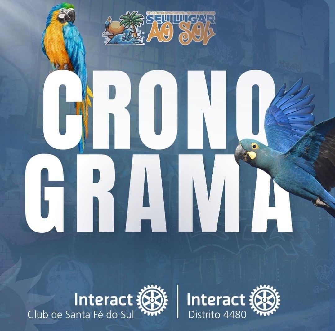 Texto do Ic.Eventos4480, Interact Distrito 4480 e Interact Club de Santa Fé do Sul:

CONTAGEM REGRES...