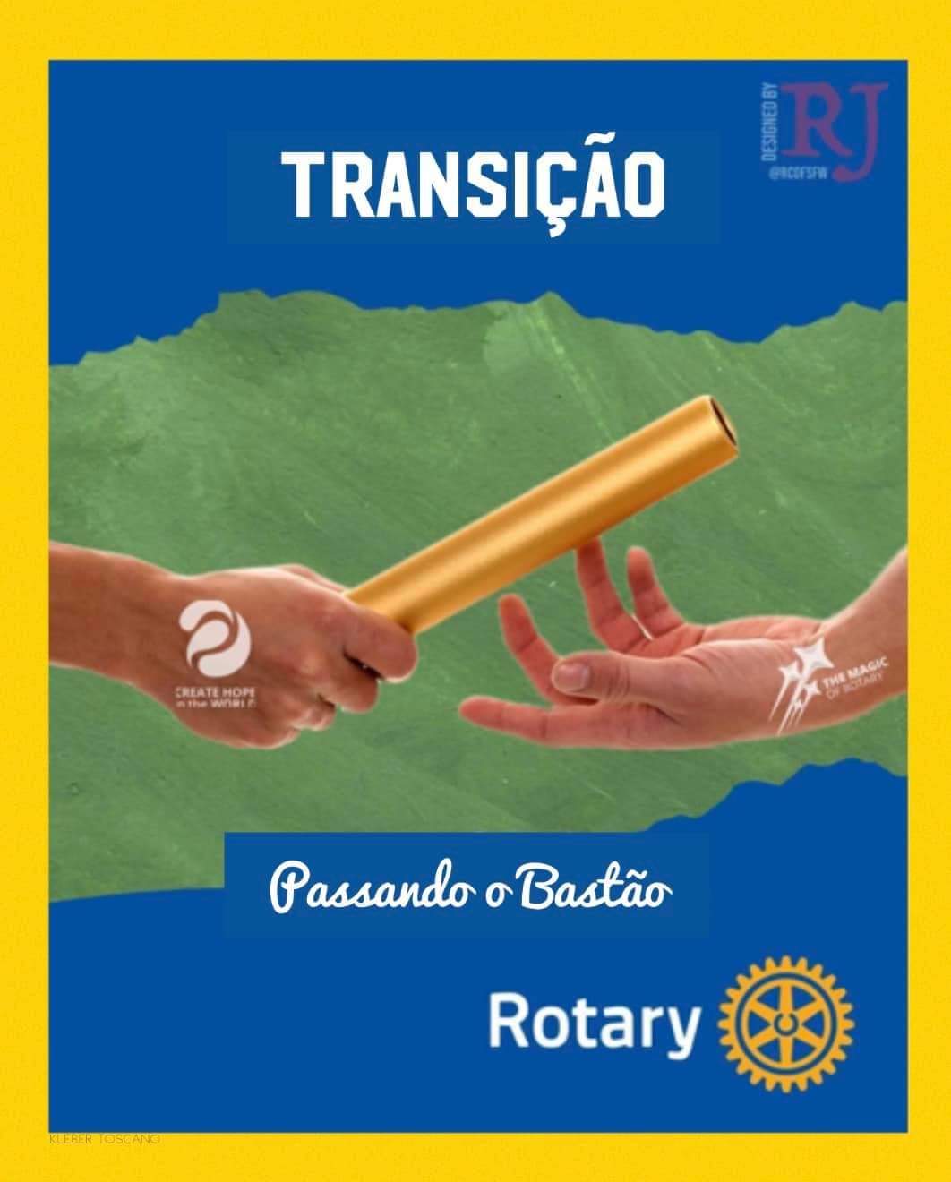 Está chegando a hora. Em 1° de julho, quando um ano rotário termina, um novo ano rotário começa.  Es...