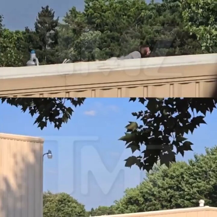 Trumps Shooter Captured on Camera right before Taking the shots