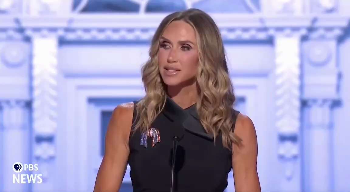 What an incredible moment from Lara Trump’s speech tonight: 

"Well, it may not be a surprise that I...