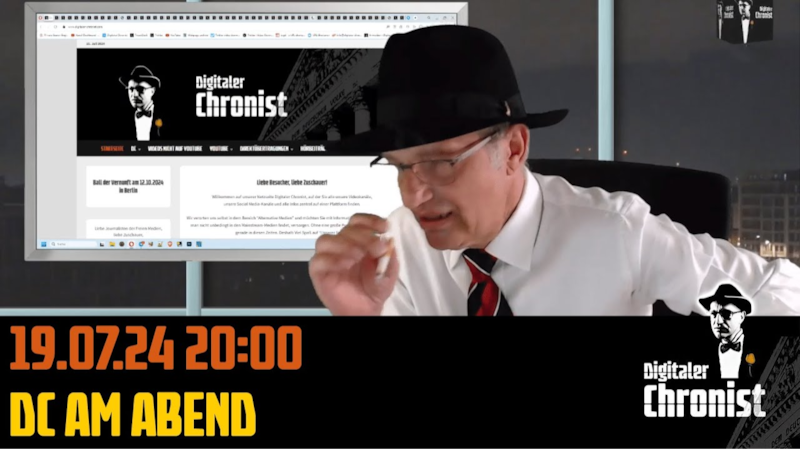 Aufzeichnung vom 19.07.24 DC am Abend