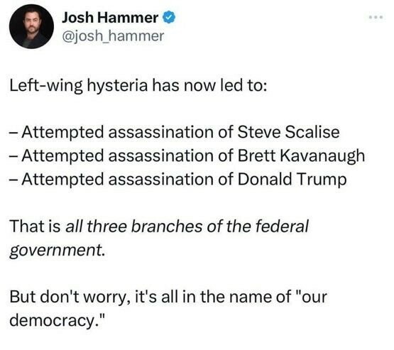 All In The Name Of Democracy…