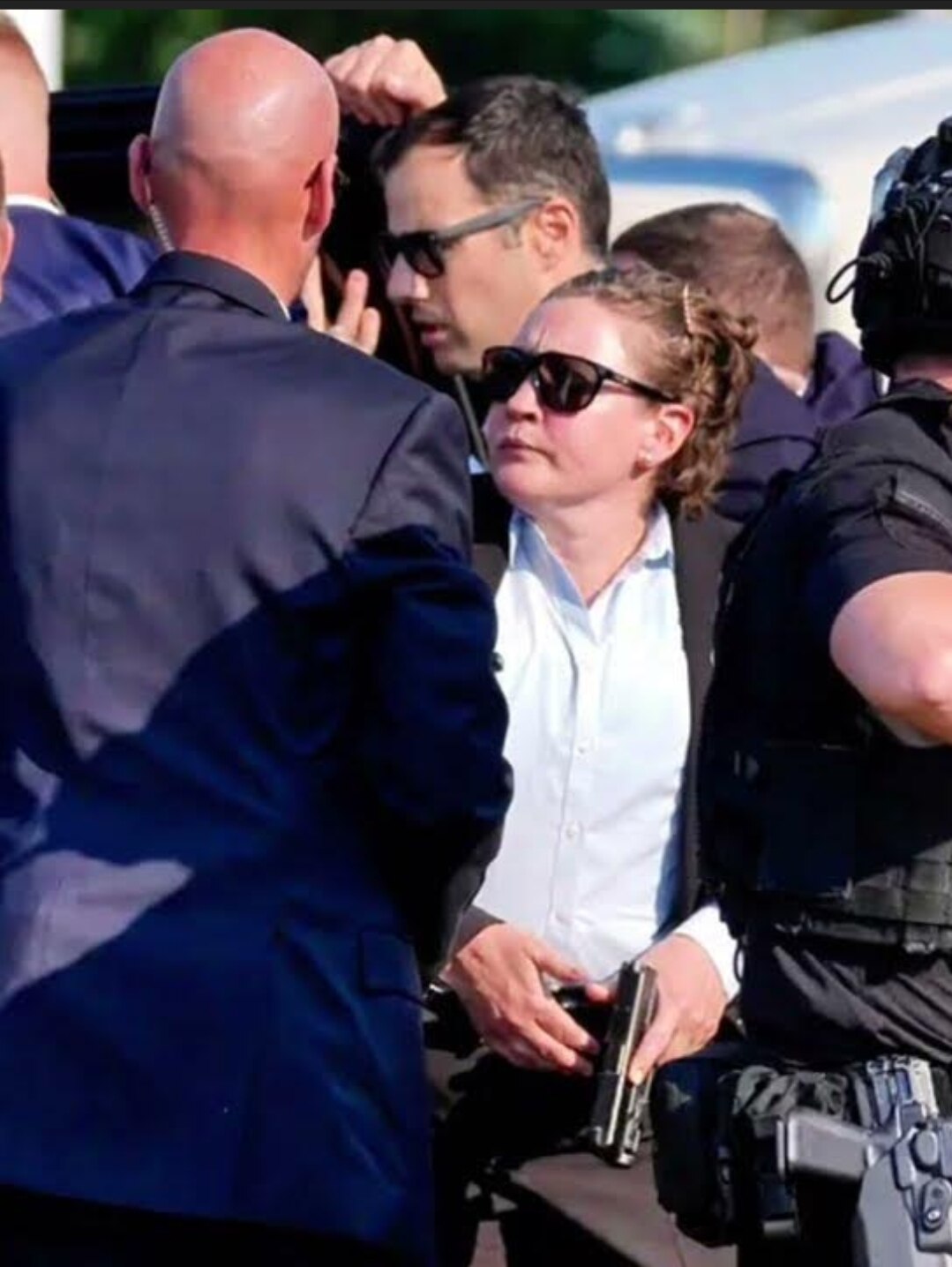 My theory:

This was NEVER supposed to have been captured on video.

They assumed that The President...