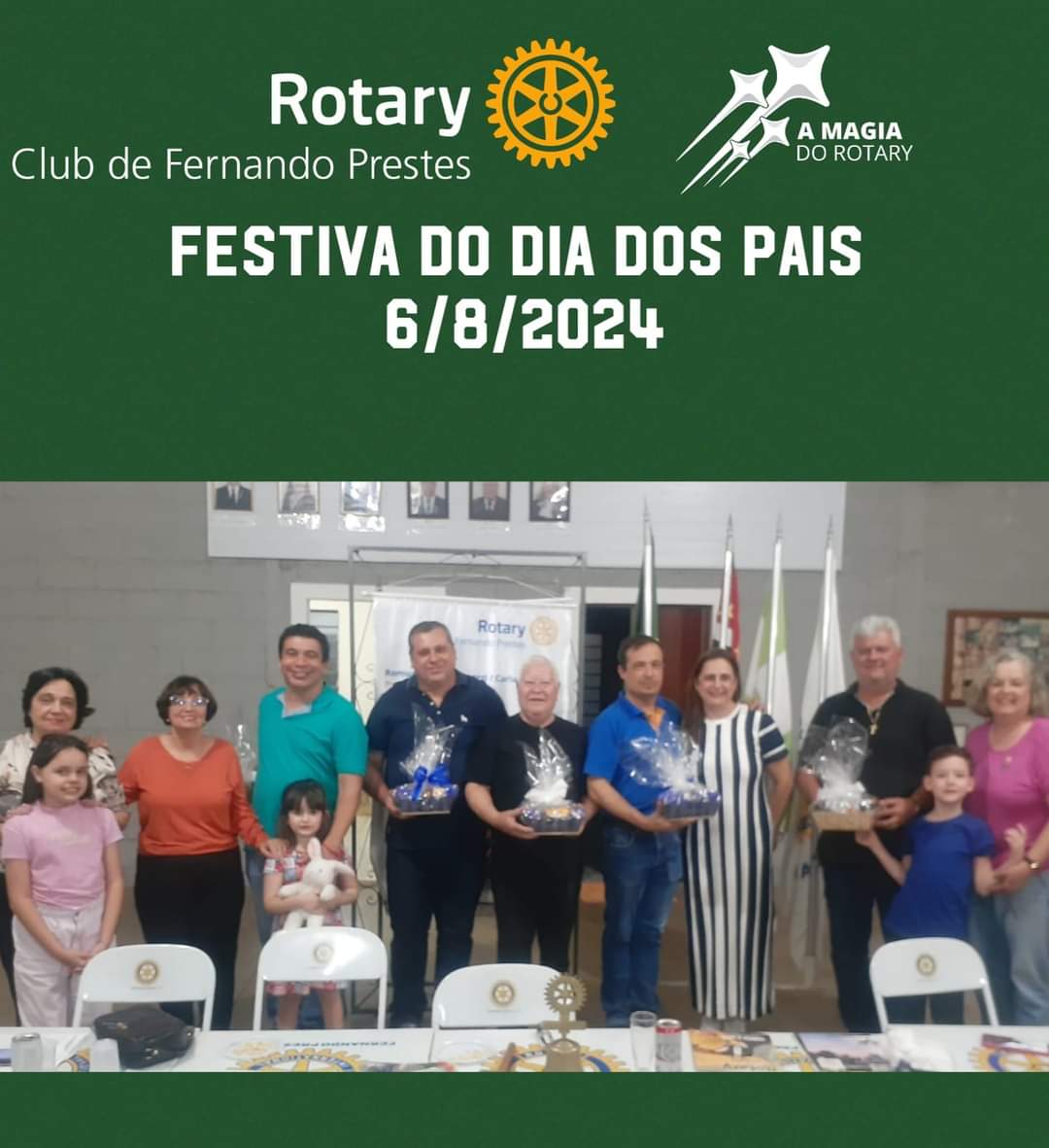 ROTARY CLUB DE FERNANDO PRESTES

Na noite de 6 de agosto, na sede do Rotary Club de Fernando Prestes...