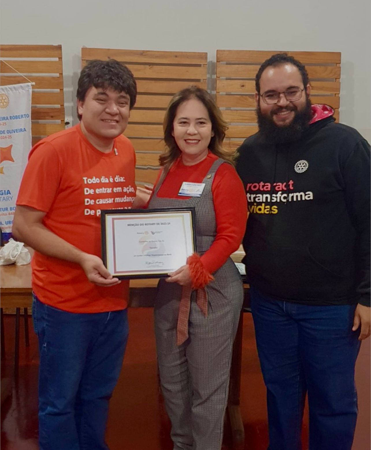 Texto da Gov. Assistente Cláudia "+7" Maset:

Neste dia 13 de agosto, tive a honra de entregar pesso...