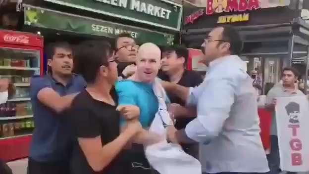 🚨Thugs in Turkey abduct a sailor from the USS Wasp and put a bag over his head yelling “Yankee, go ...