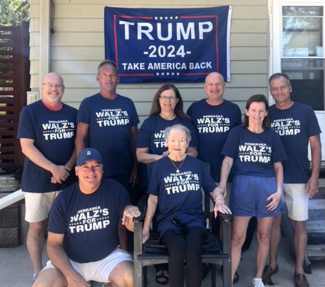 Tim Walz’s (stolen valor)

family in Nebraska is supporting President Trump. 

My only question is: are they registered to vote at their current address?