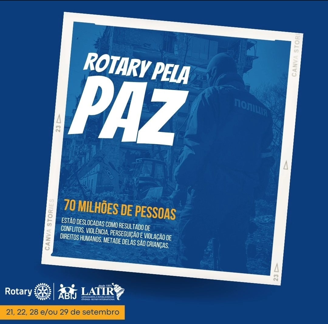 Texto da ABIJ_Rotary:

Nós nos recusamos a aceitar essa realidade. Nossos projetos viabilizam treina...