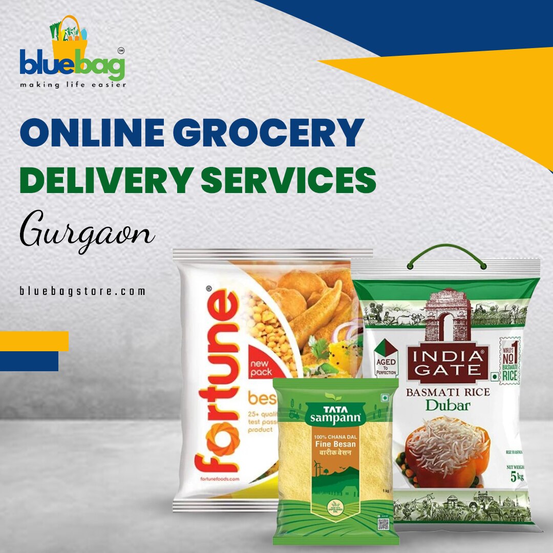 Online Grocery Delivery Services Gurgaon - Bluebag

Bluebag offers top-notch online grocery delivery...