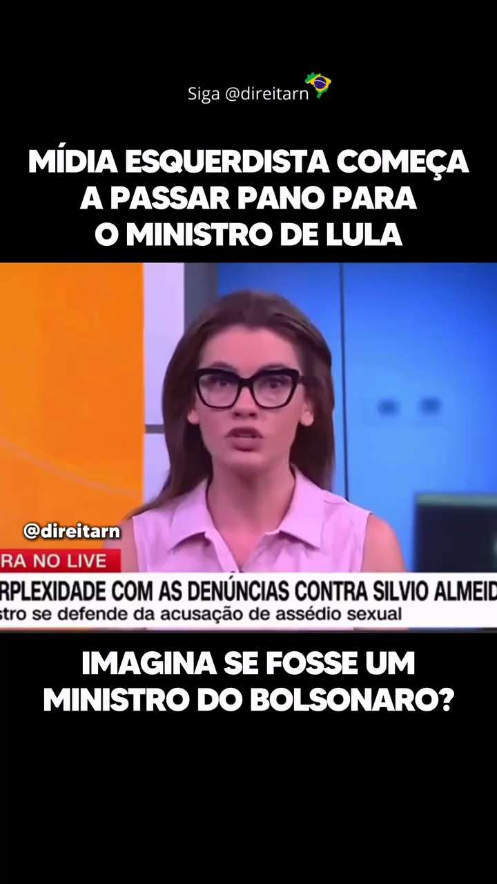 Isso não é jornalismo, é militância escancarada. A mídia no Brasil virou agência de desinformação do...