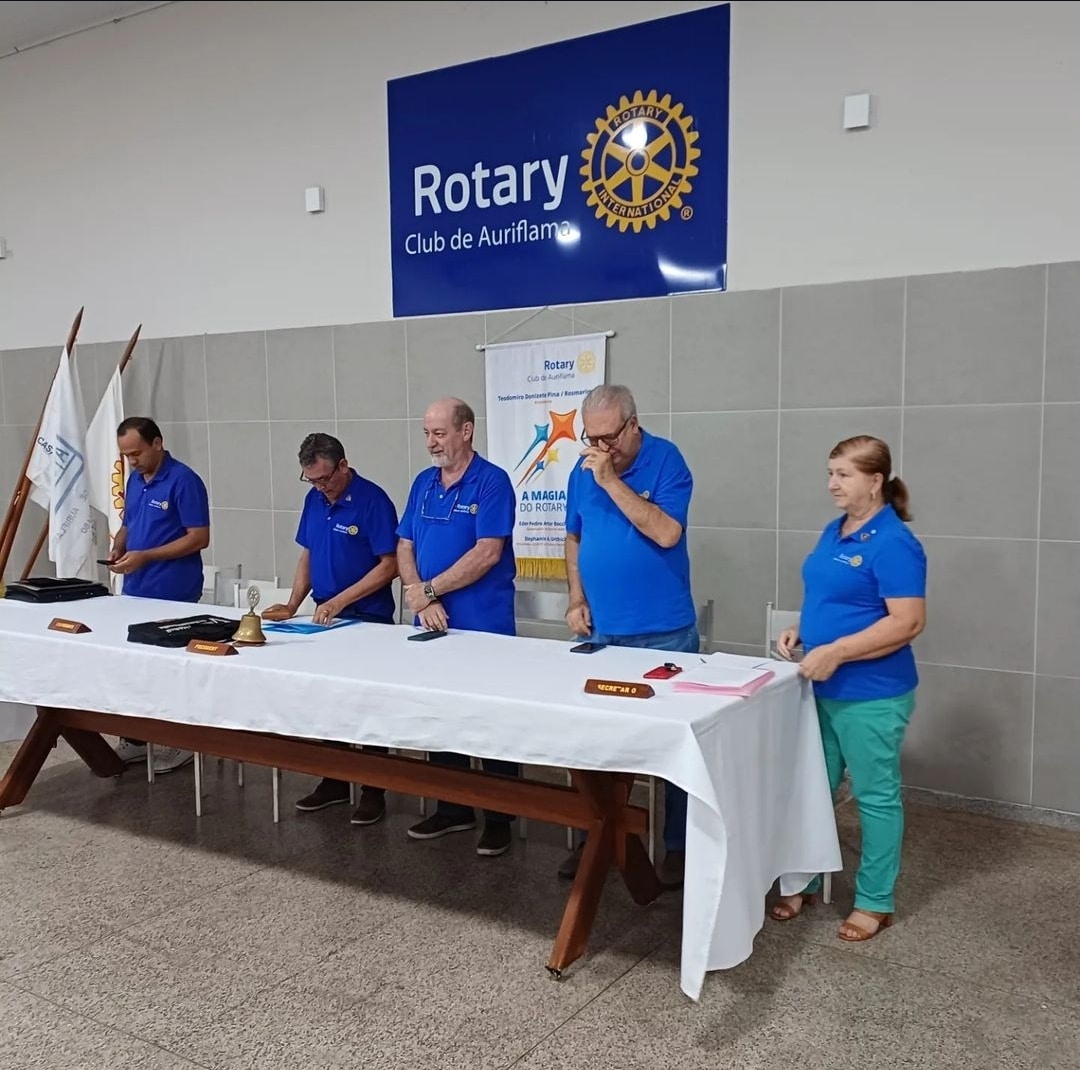 Texto do Rotary Club de Auriflama:

No dia 05/09 ocorreu a nossa 10ª Reunião do Ano Rotário 2024/202...
