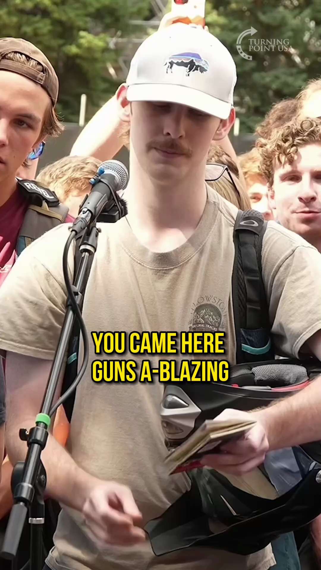 He walked right into that one
