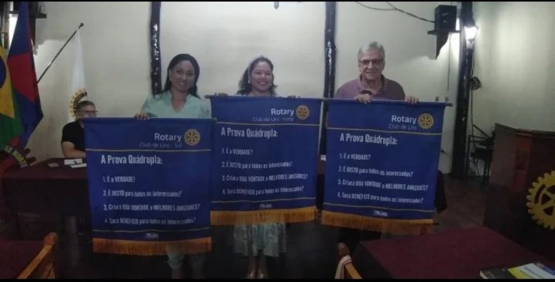 Texto do Rotary Club de Lins - Norte:

Na décima reunião ordinária do Rotary Club de Lins Norte, tiv...