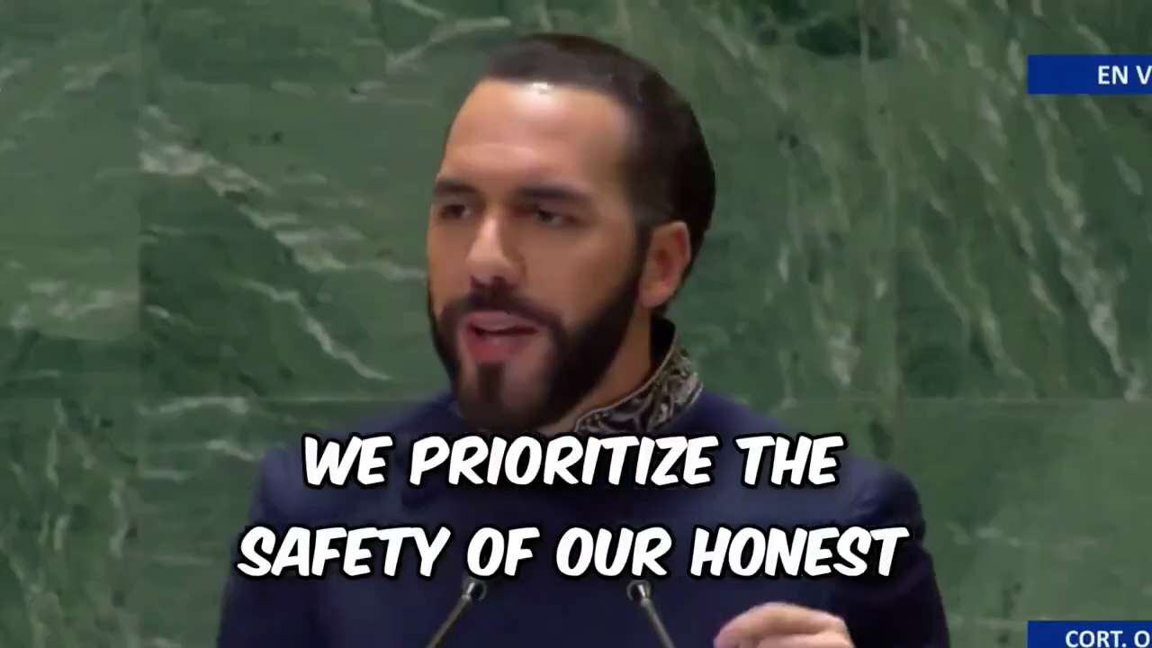 In UN speech, El Salvador president Nayib Bukele calls out Biden/Harris administration for targeting...