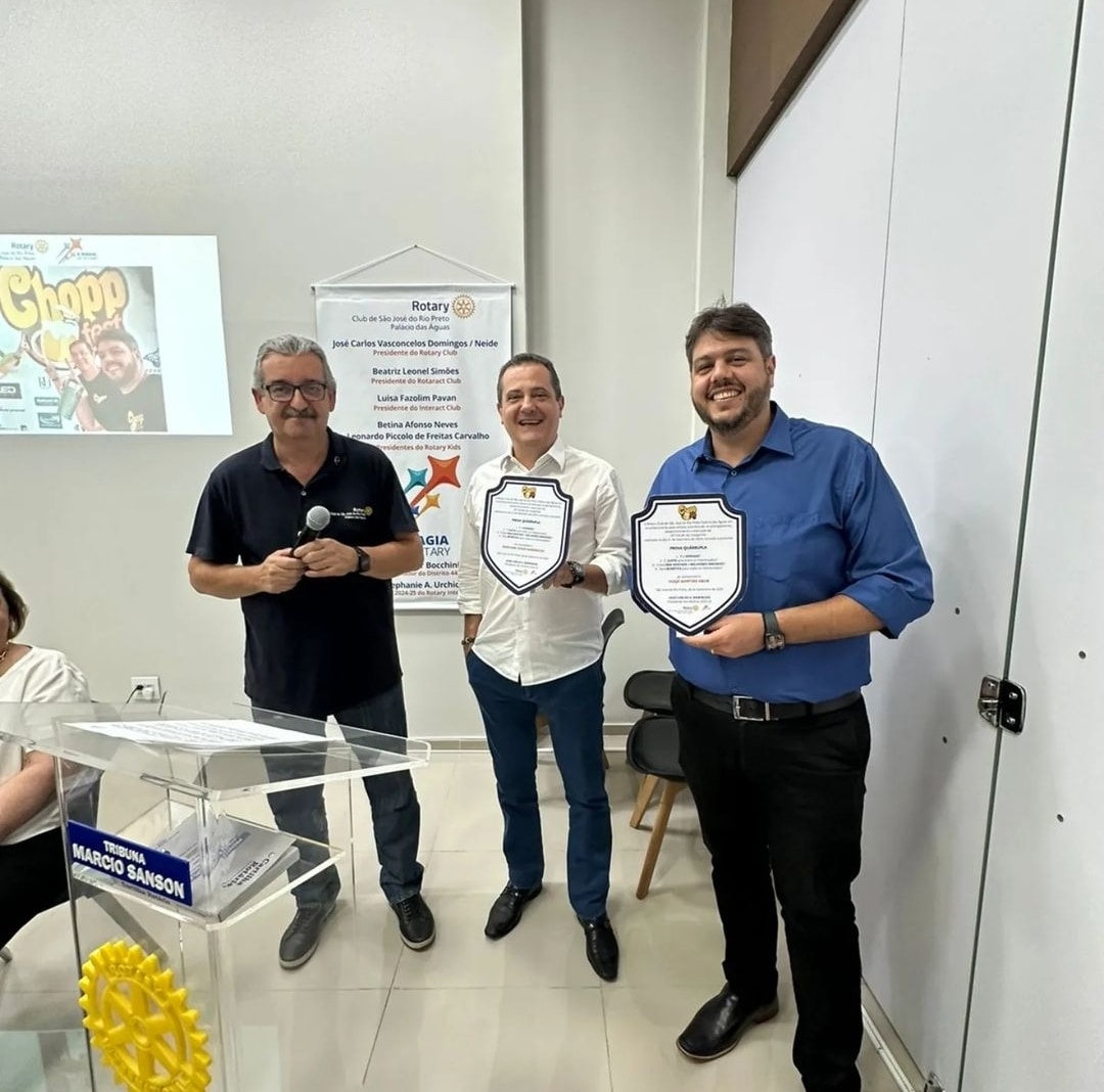 Texto do Rotary Club de São José do Rio Preto - Palácio das Águas:

O Pres. José Carlos Vasconcelos ...