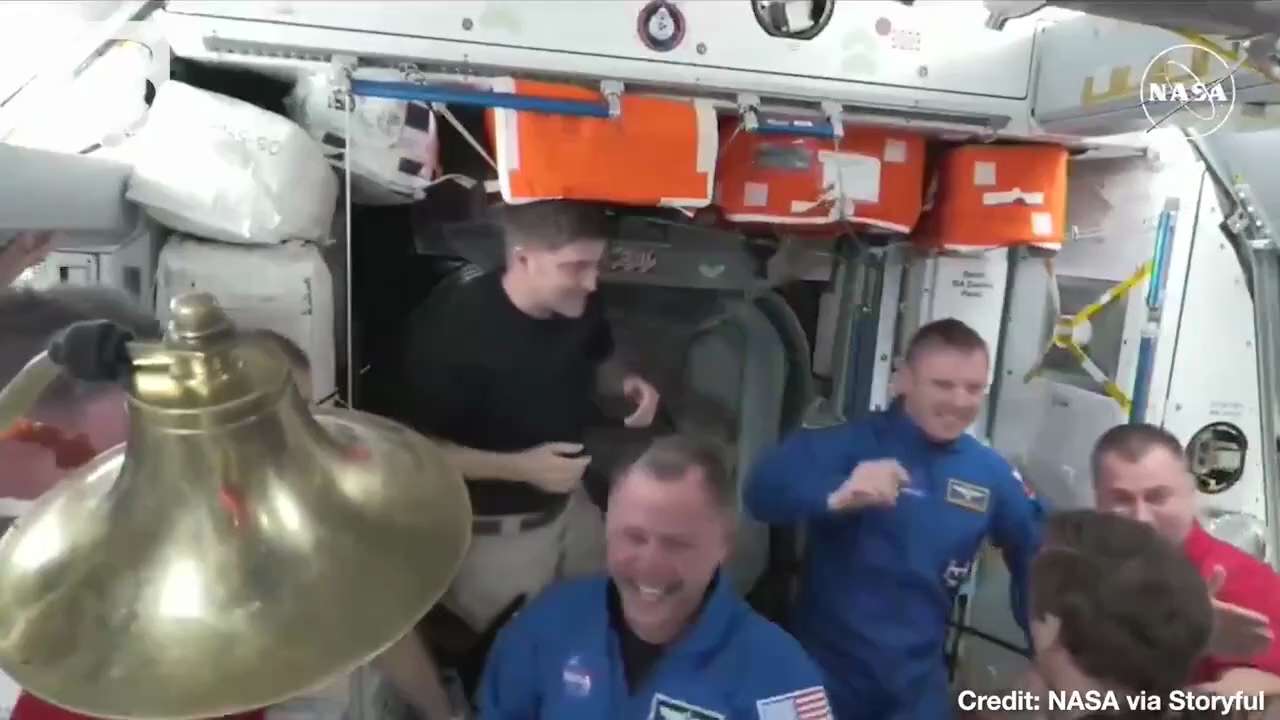 SpaceX Crew Arrives at International Space Station to Retrieve Stranded Astronauts

 Elon also organ...