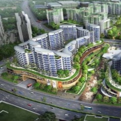 Parktown Residence is a new integrated development at Tampines Avenue 11 and will be integrated with Tampines North MRT Station.