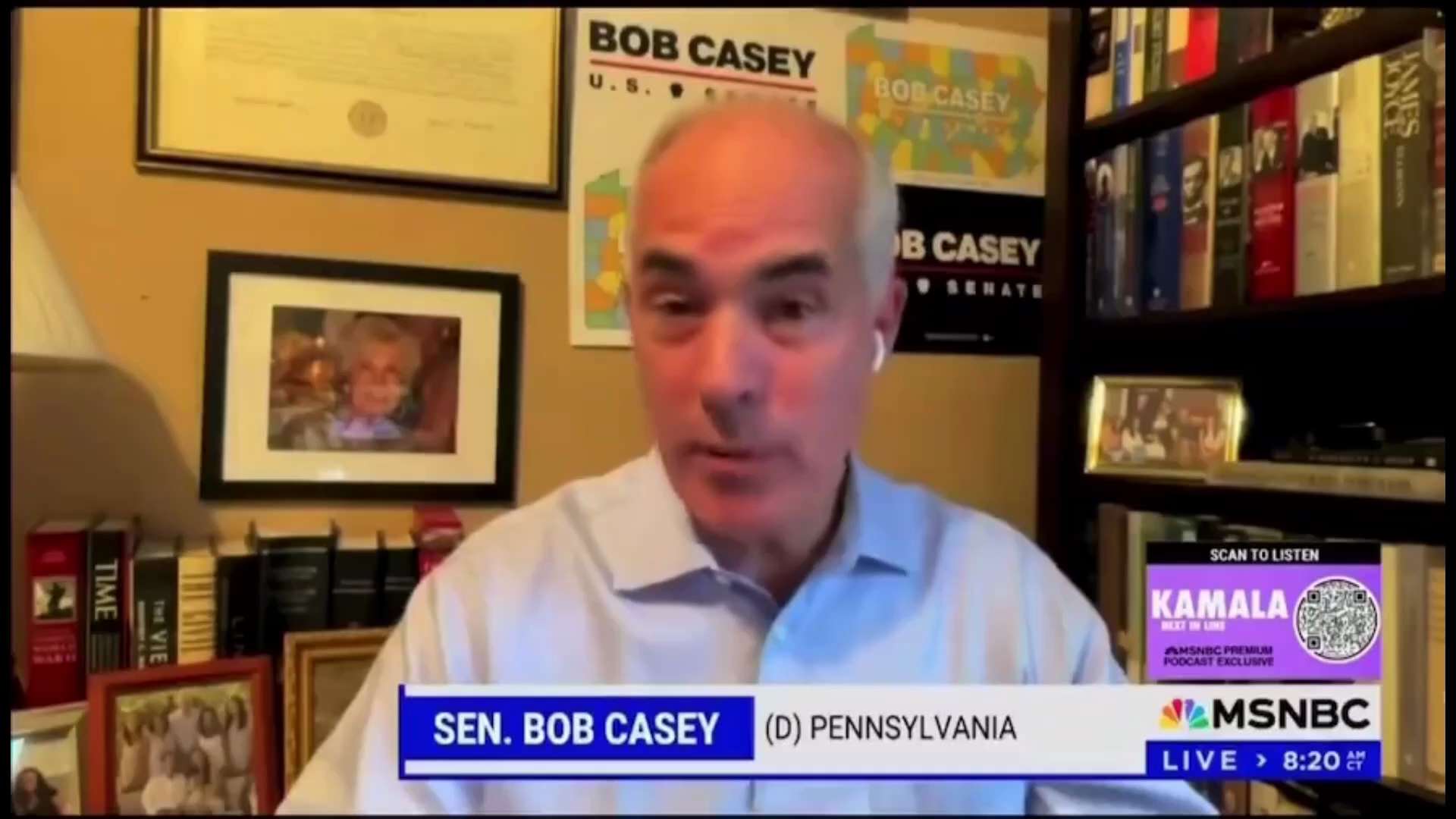 WATCH:

Democrat Pennsylvania Senator Bob Casey is clearly trying to distance himself from Kamala Ha...
