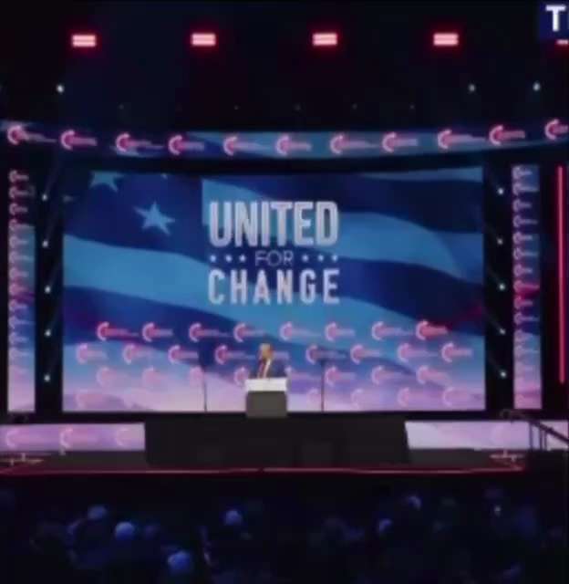 “We’re not running against Kamala. She’s just a vessel. 

We’re running against corrupt machine that...