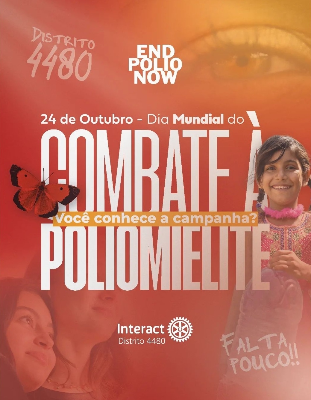 Texto do Interact Distrito 4480:

Você consegue listar 5 motivos e razões para a erradicação total d...