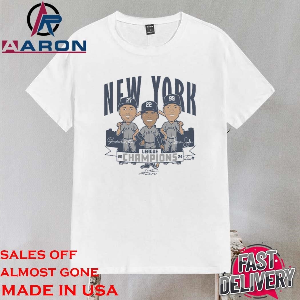 Official New York Yankees Baseball League Champs Caricatures Signatures Shirt
https://aaronshirt.com/product/official-new-york-yankees-baseball-league-champs-caricatures-signatures-shirt/
Home: https://aaronshirt.com/
More: https://soctrip.com/post/bd582600-9367-11ef-9904-5fa3dd9b54c0
