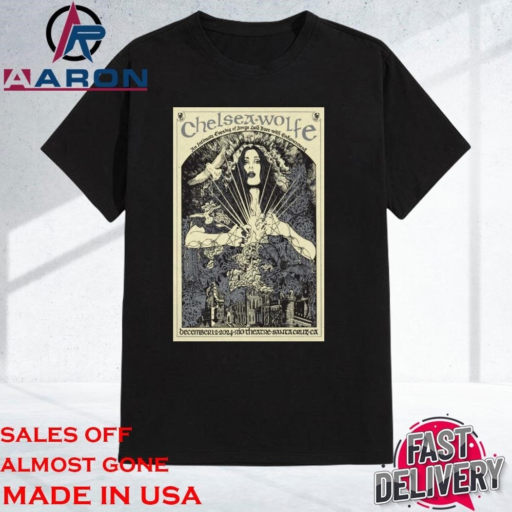 Official Chelsea Wolfe Rio theatre Santacruz, CA Dec 12 2024 Tour Shirt
https://aaronshirt.com/product/official-chelsea-wolfe-rio-theatre-santacruz-ca-dec-12-2024-tour-shirt/
Homepage: https://aaronshirt.com/
More: https://aaronshirtstore.hashnode.dev/aaronshirt-llc-official-grateful-dead-2024-persons-of-the-year-january-31-los-angeles-california-shirt