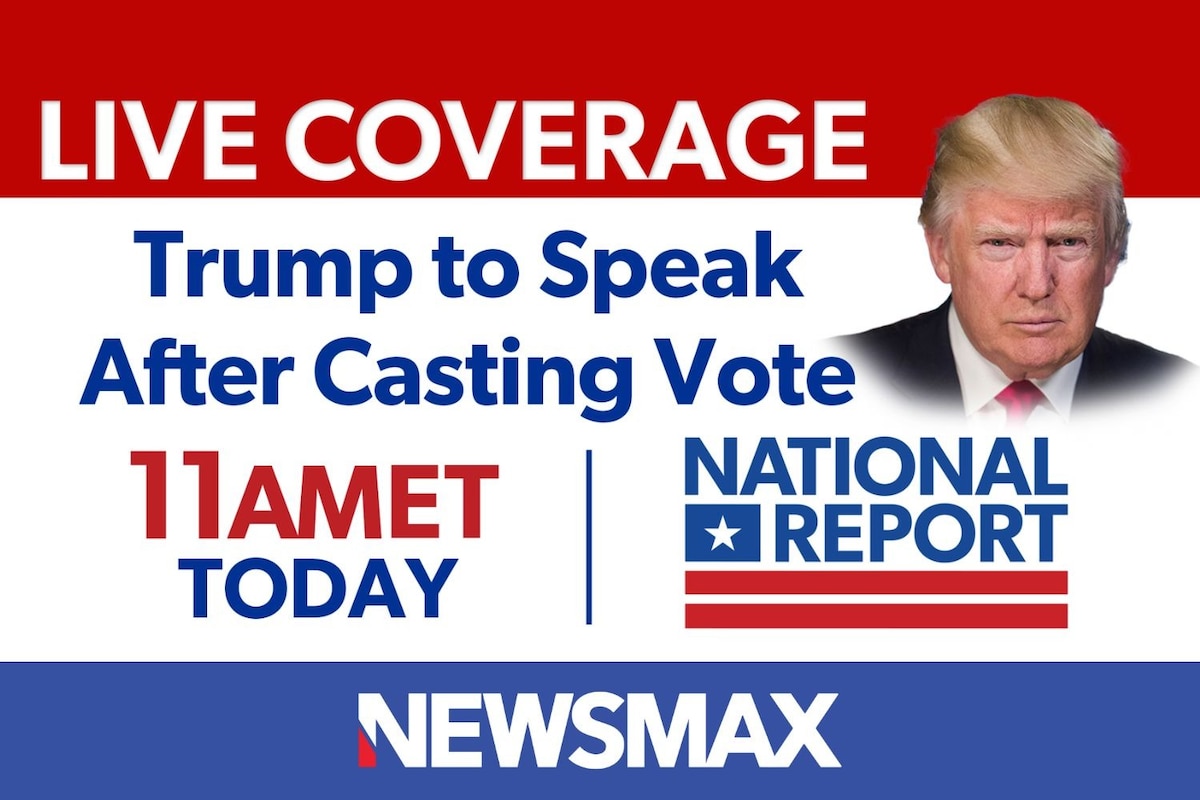TUNE IN: Don’t miss LIVE coverage of President Donald Trump’s remarks after he votes on “National Re...