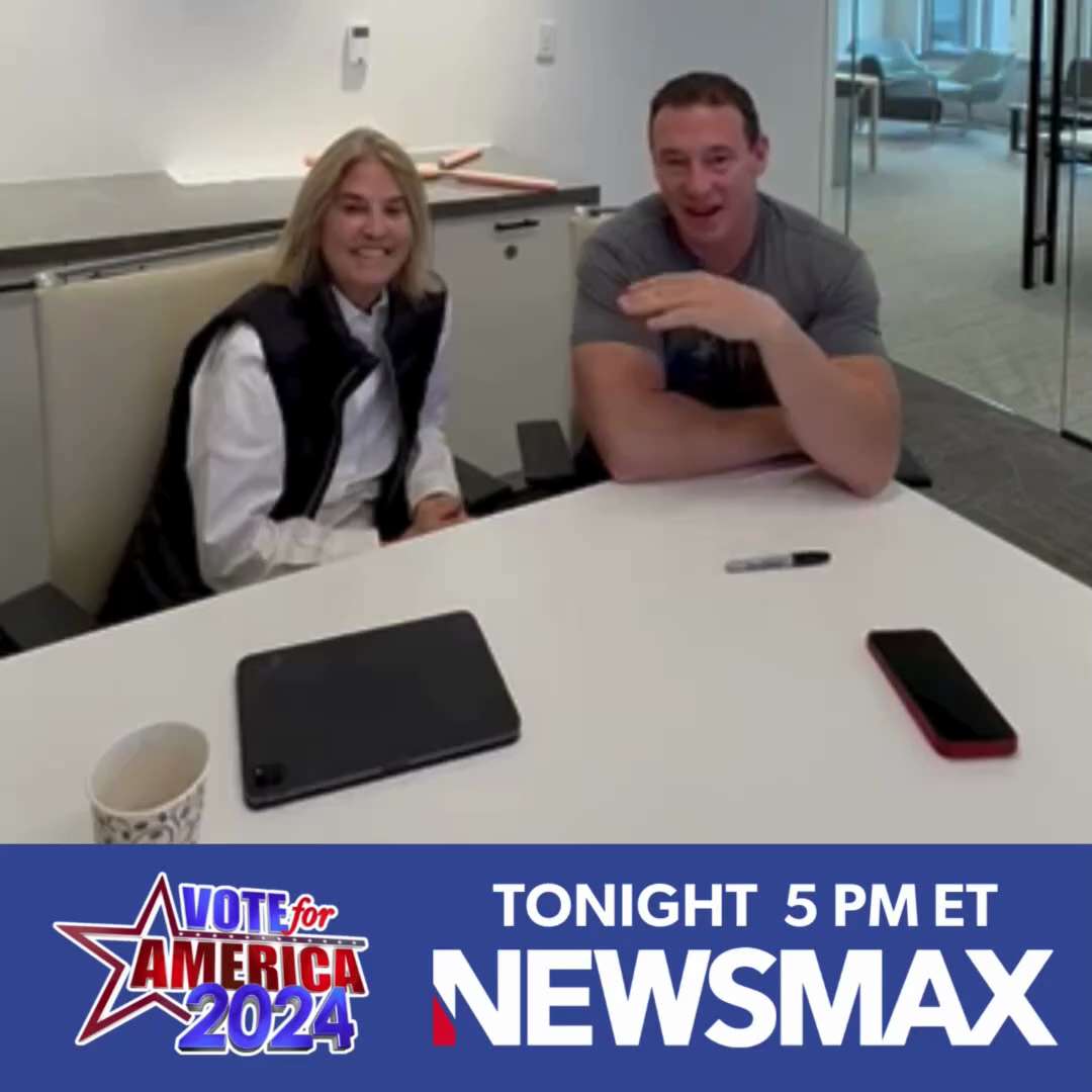 TONIGHT: Join Greta Van Susteren and Carl Higbie for LIVE Vote For America 2024 election coverage, starting at 5 PM ET on NEWSMAX. More: http://newsmaxtv.com/voteforamerica
